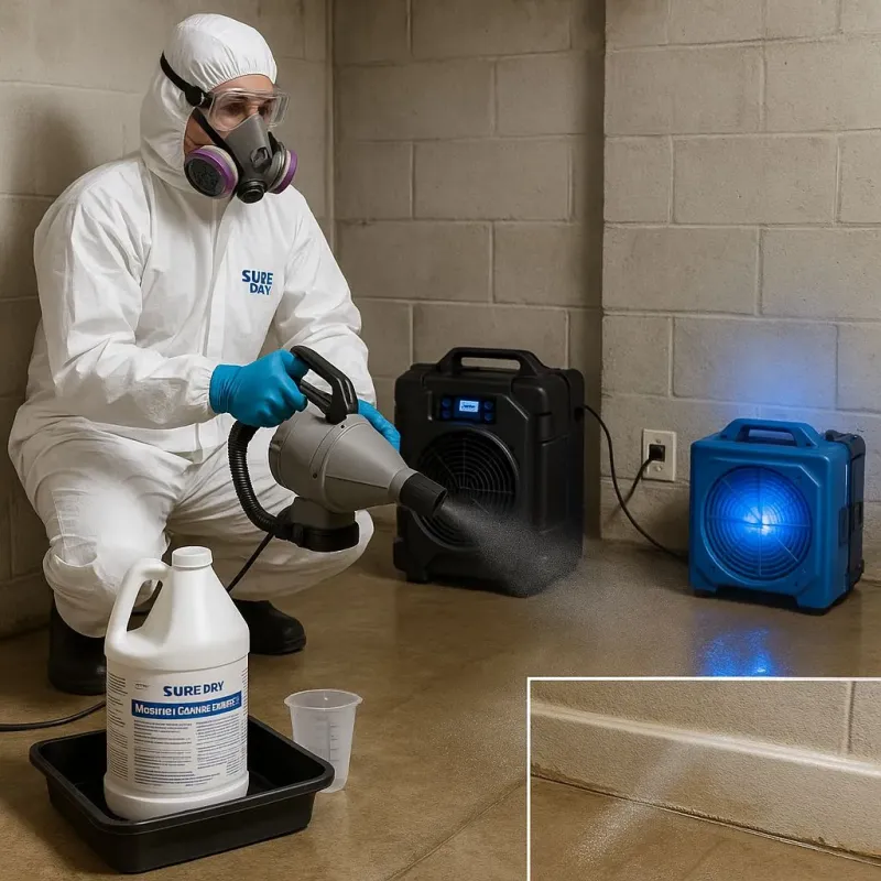 Sanitization and Odor Removal process in Campbell, CA